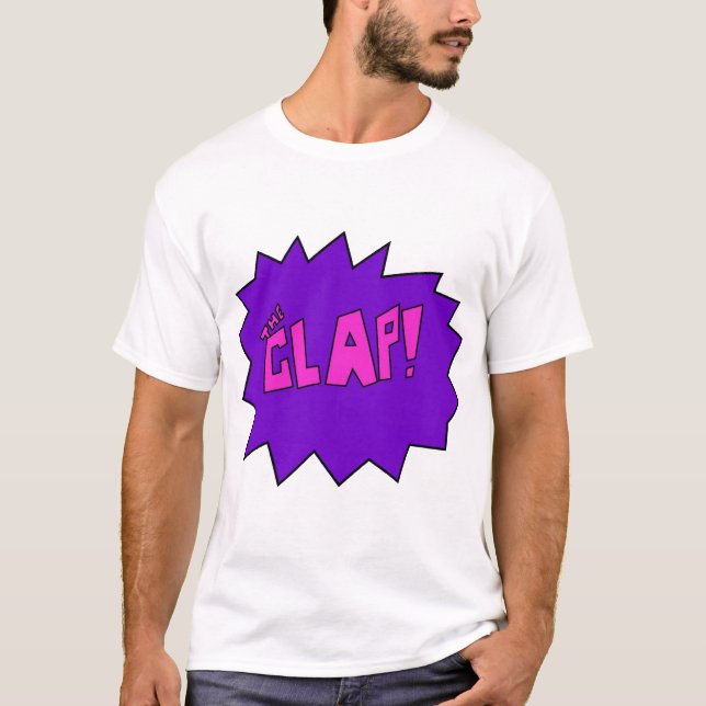 T-shirt La chemise d'applaudissements (Devant)
