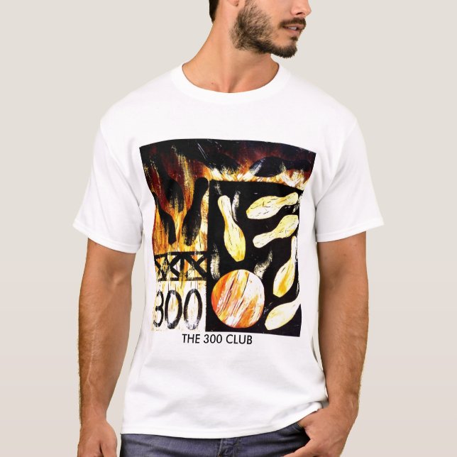 T-shirt LA CHEMISE de BOWLING de 300 CLUBS par Teo Alfonso (Devant)