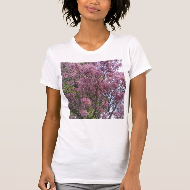 T-shirt La chemise de fleur de trompette (Devant)