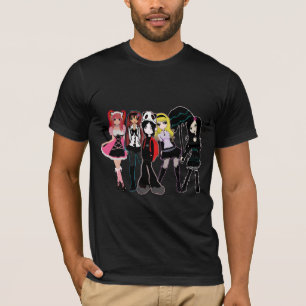 T-shirt La chemise de groupe de Goth