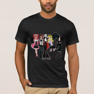 T-shirt La chemise de groupe de Goth