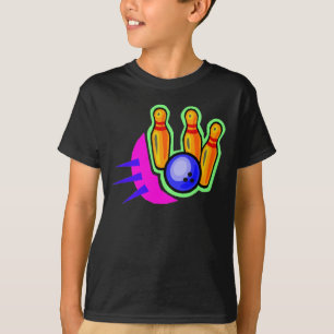 T-shirt La chemise de l'enfant de bowling