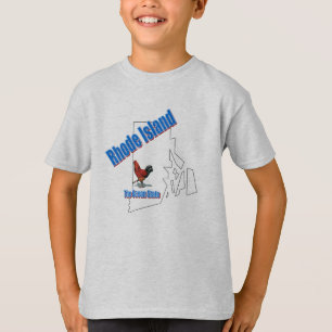 T-shirt La chemise de l'enfant d'Île de Rhode