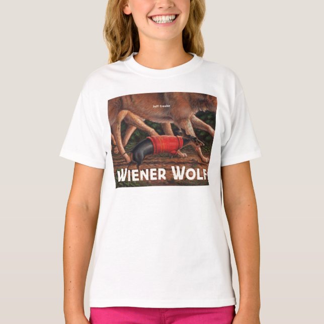T-shirt La chemise de l'enfant Wiener Wolf (Devant)