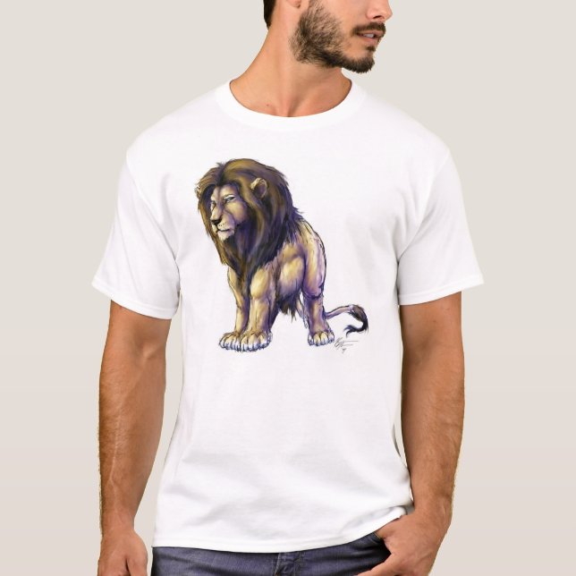 T-shirt La chemise de lion (Devant)