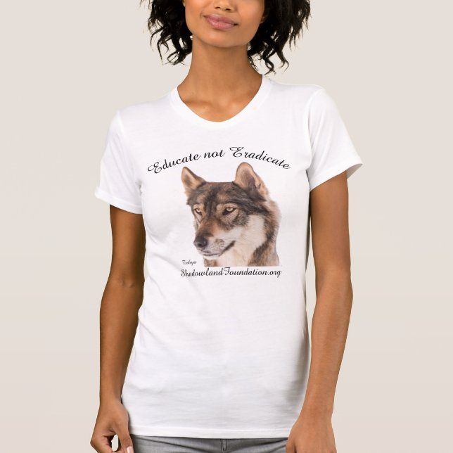 T-shirt La chemise de loup "instruisent pour ne pas (Devant)