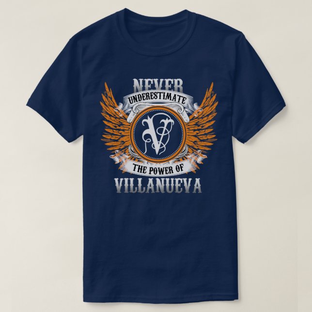 T-shirt La Chemise De Nom De Villanueva Ne Sous-Estime Jam (Design devant)