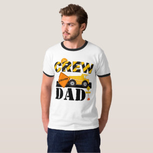 T-shirt La chemise de PAPA d'équipage de construction