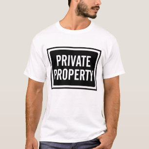 T-shirt La chemise de propriété privée des hommes noirs