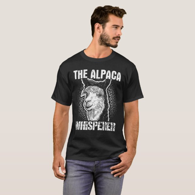 T-shirt La chemise de Whisperer d'alpaga (Devant entier)