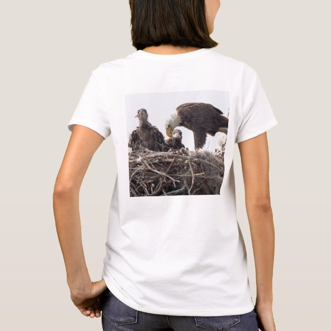 T-shirt La chemise des femmes d'E7 et d'E8 SWFLEagleCam (Dos)