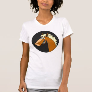 T-shirt La chemise des femmes de cheval de piano