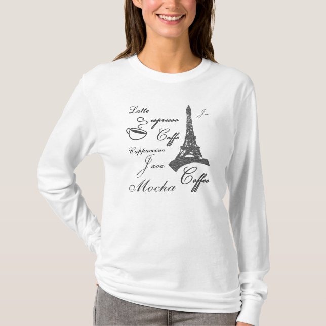 T-shirt La chemise des femmes de Java Paris d'amants de (Devant)