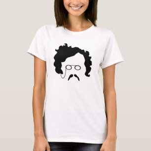 T-shirt La chemise des femmes de moustache de G K