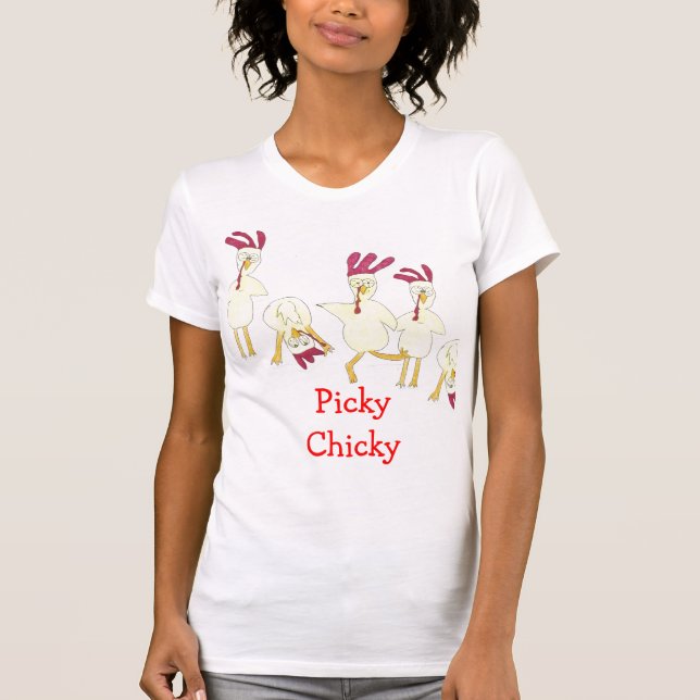 T-shirt La chemise des femmes de PickyChicky (Devant)