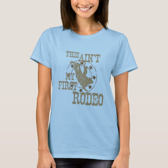 T-shirt La chemise des femmes de rodéo (Devant)
