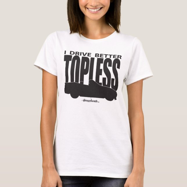 T-shirt La chemise des femmes de "torse nu" de St (Devant)