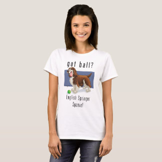 T-shirt La chemise des femmes d'épagneul de springer