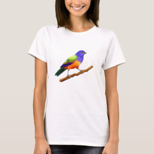 T-shirt La chemise des femmes donnantes un petit coup