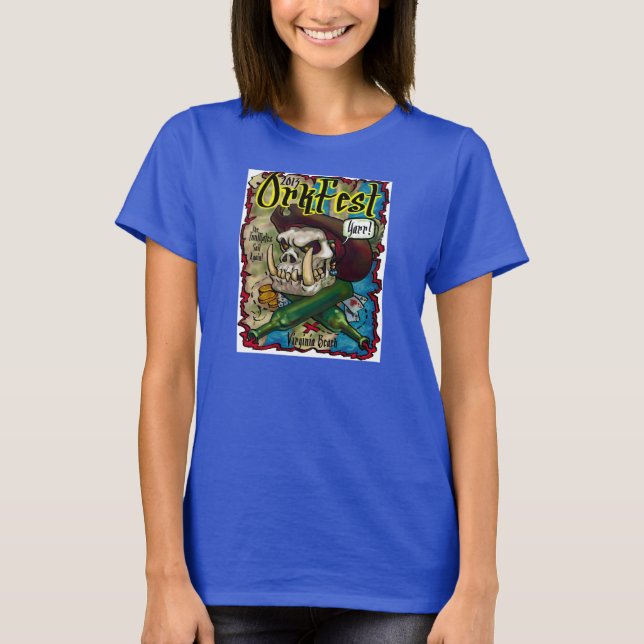 T-shirt La chemise des femmes d'OrkFest 2013 (Devant)