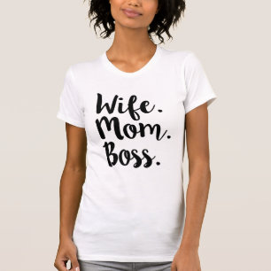 T-shirt La chemise des femmes drôles de patron de maman