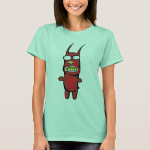 T-shirt La chemise des femmes rouges de monstre