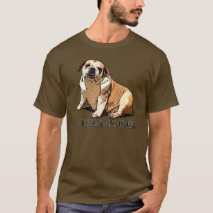 T-shirt La chemise des hommes anglais de bouledogue
