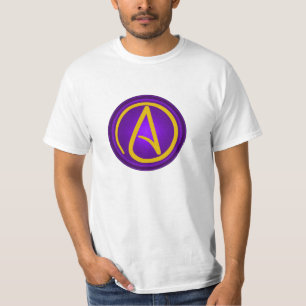 T-shirt La chemise des hommes athées de logo