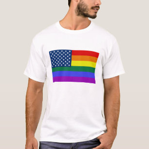 T-shirt La chemise des hommes de drapeau des Etats-Unis