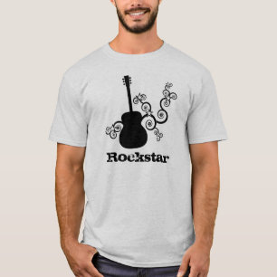 T-shirt La chemise des hommes de guitare de Rockstar