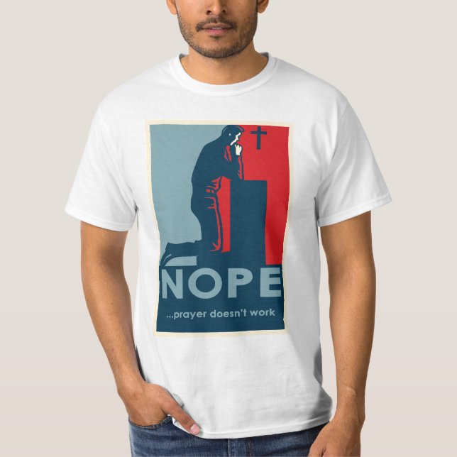 T-shirt La chemise des hommes de Nope (Devant)