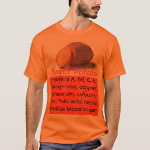 T-shirt la chemise des hommes de patate douce