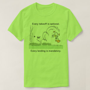 T-shirt La chemise des hommes d'humour d'aviation de