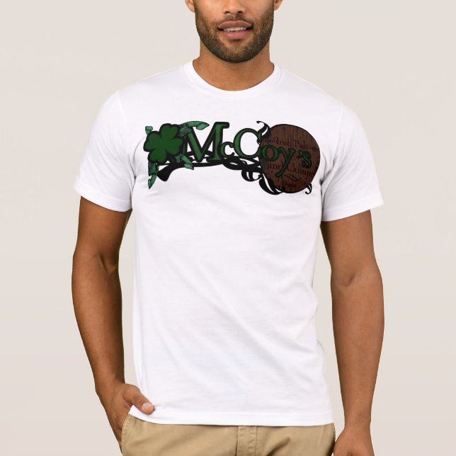 T-shirt La chemise des hommes du pub de McCoy (Devant)