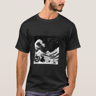 T-shirt La chemise d'Halloween de Sinister Wave Hokusai