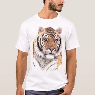 T-SHIRT LA CHEMISE D'IMPRESSION DU TIGER SIBÉRIEN