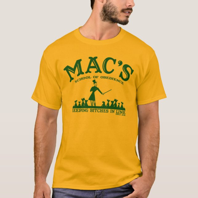 T-shirt La chemise drôle du Mac (Devant)