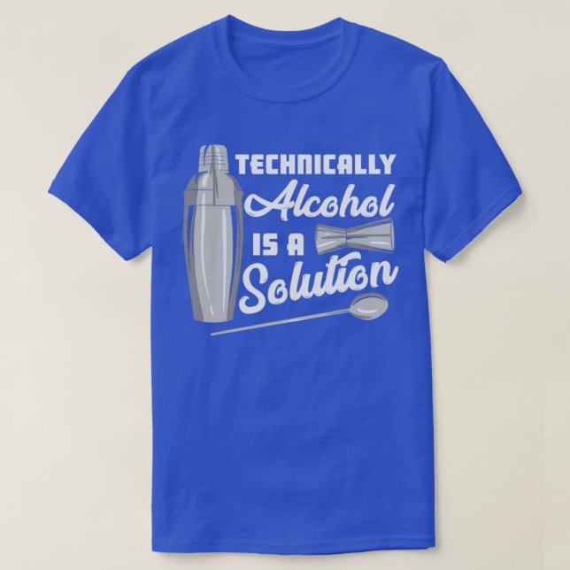 T-shirt La chemise du barman (Design devant)