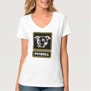 T-shirt La chemise dure de logo de Pitbull sera un coup de