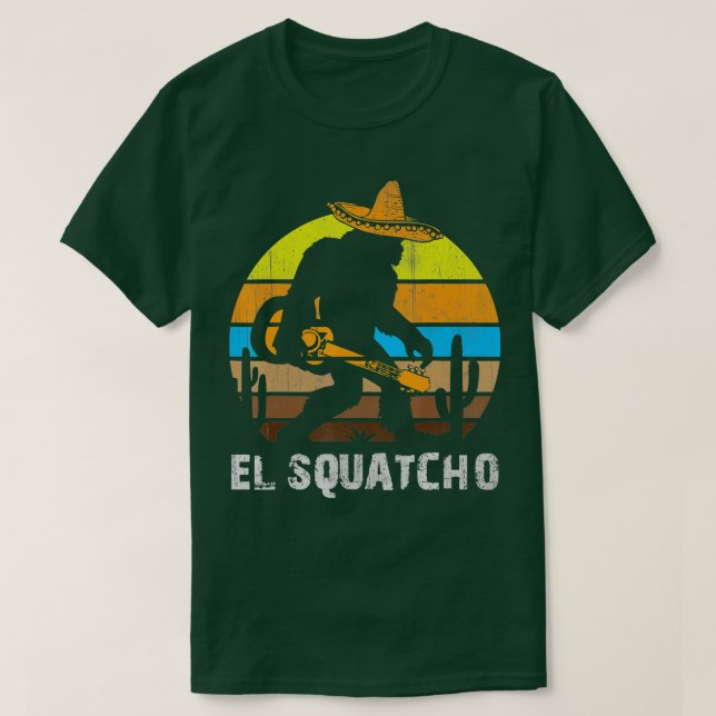 T-shirt La Chemise El Squatcho T T T T Sasquatch (Design devant)