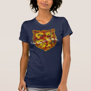 T-shirt La chemise foncée des femmes de l'Ecosse
