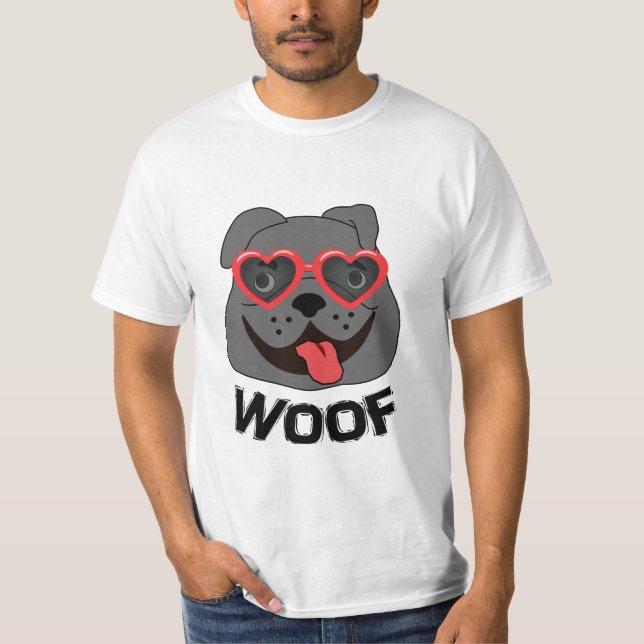 T-shirt La chemise funeste de Bulldog pour hommes (Devant)
