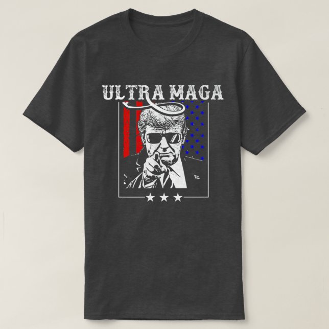 T-shirt La chemise Great Maga King Donald Trump Maga King (Design devant)