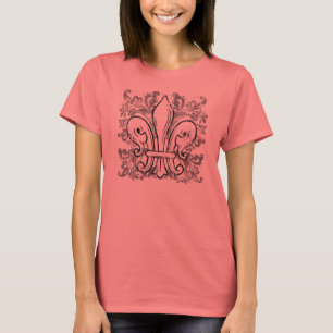 T-shirt La chemise légère des femmes Fleur-De-lis