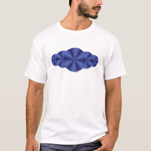 T-shirt La chemise légère des hommes bleus d'illusion