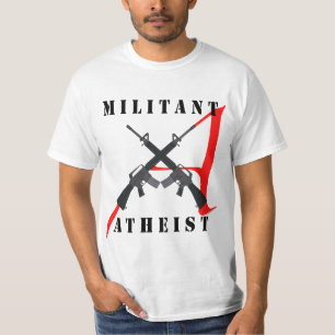 T-shirt La chemise militante des hommes athées