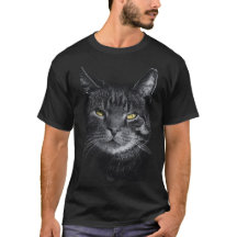 La chemise noire du chat