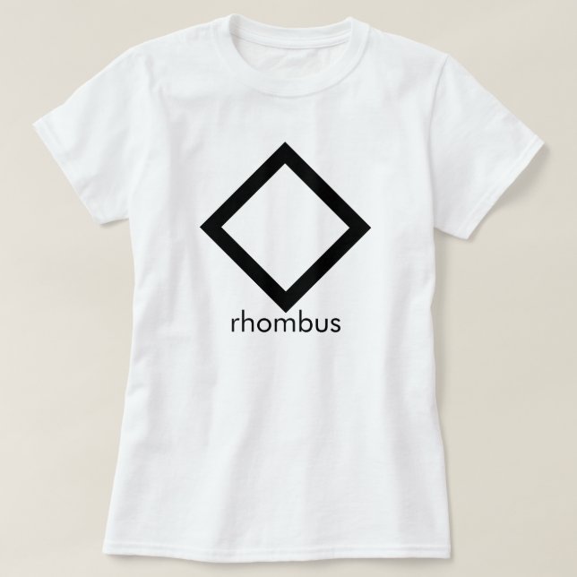 T-shirt La chemise originale de losange (Design devant)