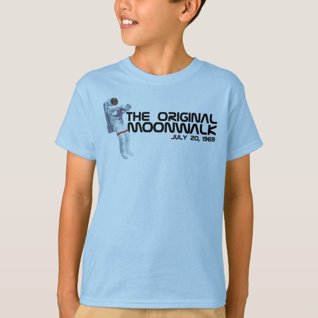 T-shirt La chemise originale pour enfants Moonwalk (Devant)