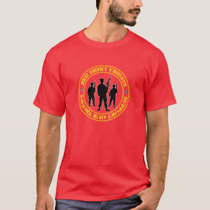 T-shirt La chemise rouge vendredi soutiennent notre